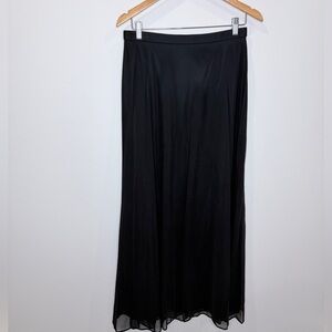 Tadashi Maxi Black Skirt